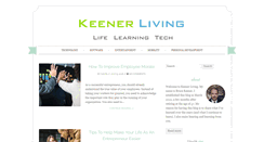 Desktop Screenshot of keenerliving.com